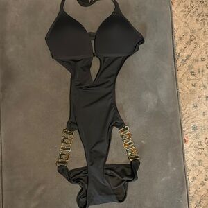 Stylish Black One Piece Swimsuit by Victoria’s Secret Size Small